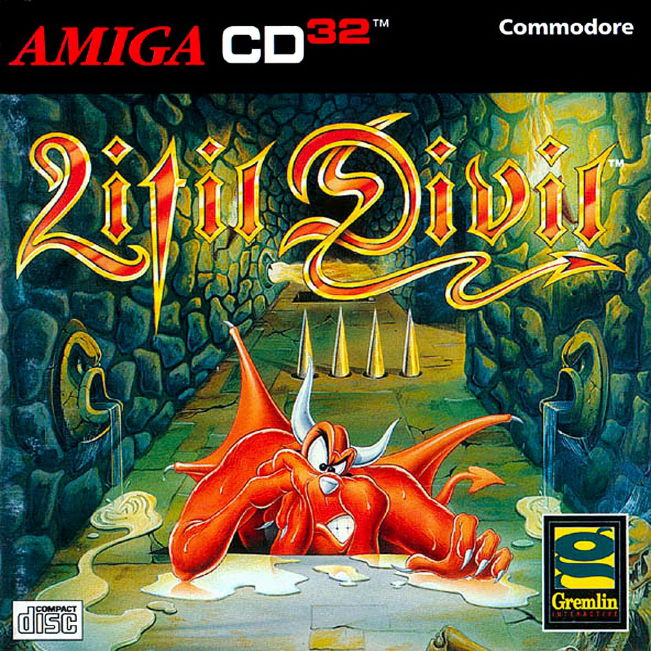 Litil Divil box art for Amiga CD32
